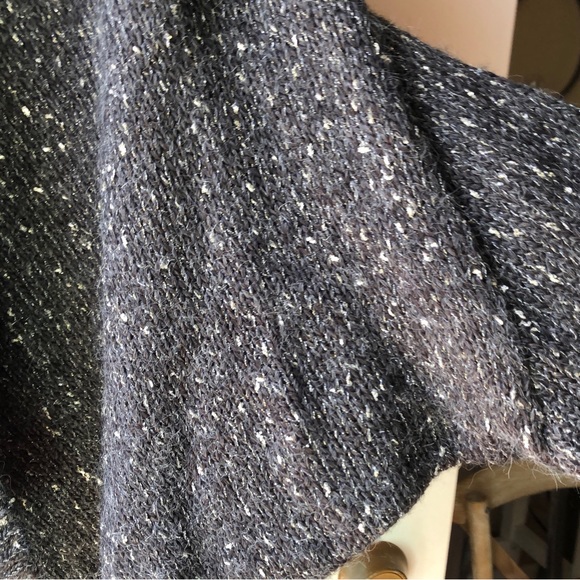 Lane Bryant 18/20 dolman slv charcoal/gold wool acrylic sweater good condition - Picture 7 of 11